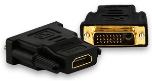 ADAPTADOR DVI-D MACHO - HDMI FEMEÁ 24+1