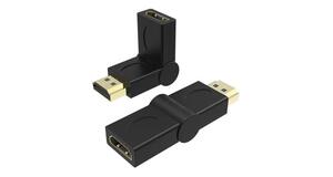 ADAPTADOR HDMI MACHO X HDMI FEMEA ARTICULADO 90/180GRAUS XT565 IMPORTADO