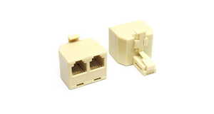 ADAPTADOR RJ11 MACHO X 2 RJ11 FEMEA 6X4 PCT/10 EMRJ0003 STORM