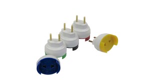 ADAPTADOR UNIVERSAL 2P DE 10A COLOR C/ BORDA COMPOLUX - CX-610/Z