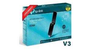 ADAPTADOR USB WIRELESS TP -LINK AC1300 DUAL BAND ARCHER T4U