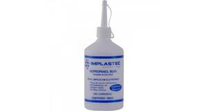 ÁLCOOL ISOPROPÍLICO 250ML ISOPROPANOL IMPLASTEC