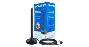 ANTENA INTERNA DIGITAL HDTV C/BASE E CABO 5 MTRS DTV100P