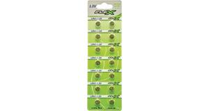 BATERIA BOTAO 1.5V LR41 AG3 CARTELA C/ 14UN FLEX FX-LR41
