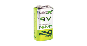 BATERIA RECARREGAVEL 9V 250MAH (BLISTER C/ 1FX-9V/28B1