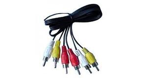 CABO 3 RCA X 3 RCA - 1,8 MTS - MARCA: X-CELL - MOD: XC -RCA3