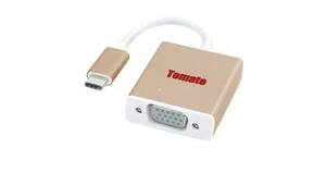 CABO ADAPTADOR TYPE-C X VGA FEMEA TOMATE - MTC-7104.