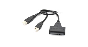 CABO CONVERSOR USB 2.0 Y MACHO X SATA US02 EXBOM - 2033