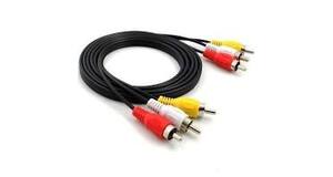 CABO DE AUDIO E VIDEO 3 RCA MACHO X 3 RCA MACHO C/ 1,80M STORM - CBRC0002