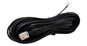 CABO EXTENSOR P/ TELEFONE RJ11 4 VIAS PRETO C/ 2,0M STORM - CBTL0004