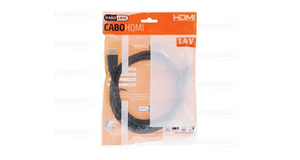 CABO HDMI 1.4 C/ 5,0M 19 PINOS S/ FILTRO HARDLINE - HVTHDMI5.0