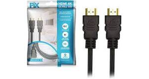 CABO HDMI GOLD 2.0 4K 19P 2MTRS PRETO BL