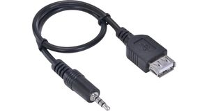 CABO P2 3.5MM X USB FEMEA 30CM