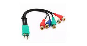 CABO P2 MACHO + P1 MACHO PARA 5X JACK RCA, 0,2M STORM