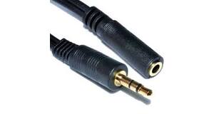 CABO EXTENSOR DE AUDIO P2 MACHO X P2 FEMEA C/ 1,50M