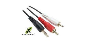 CABO P2ST X 2RCA 3 MTS XC-P2-2RCA-3M