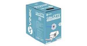 CABO PARA CFTV 24 AWG 4 PARES TRANÇADOS 305 METROS AZUL