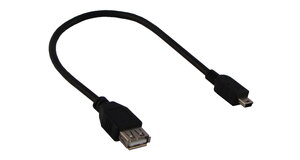 CABO USB 2.0 FÊMEA X USB MINI 5 PINOS (V3) HITTO - 020083