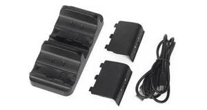 CARREGADOR CONTROLE XBOX ONE SERIES S X + 2 BATERIAS 800MAH DOBE