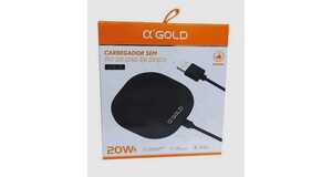 CARREGADOR INDUÇÃO 20W AGOLD BTE-01 - CARREGAMENTO SEM FIO
