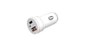 CARREGADOR VEICULAR COM SAÍDAS PD (POWER DELIVERY) USB-C (30W) E USB-A (15W) XC-V16USB