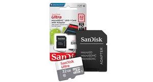 CARTÃO DE MEMORIA 64GB MICRO SD CL10 80MB/S ULTRA