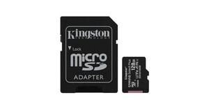 CARTÃO DE MEMÓRIA MICRO SD KINGSTON C10 128GB / 100MBS - (SDCS2/128GB) + ADAPTADOR
