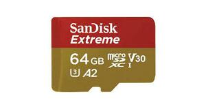 CARTÃO DE MEMÓRIA SANDISK EXTREME COM ADAPTADOR SD 64GB SDSQXA2-064G-GN6MA