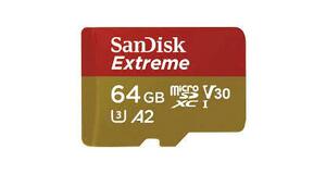 CARTÃO DE MEMÓRIA SANDISK EXTREME COM ADAPTADOR SD 64GB SDSQXA2-064G-GN6MA