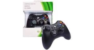 CONTROLE X BOX 360 SEM FIO P PC 3MESES DE GARANTIA