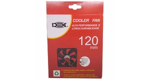 COOLER FAN 12X12 PARA GABINETE 120MM DC12V PRETO