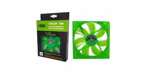 COOLER FAN VERDE 120MM X 120MM LED DEX - DX-12L