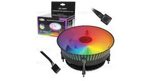 COOLER GAMER 120MM C/ 24 LEDS RGB P/ PROCESSADOR INTEL 1155 / 1156 / 1151 / 1150 DEX - DX-9009