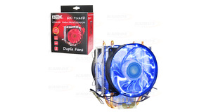 COOLER P/ PROCESSADOR INTEL / AMD C/ 21 LED E 2 FAN 95MM DEX 9115