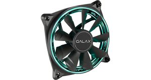 COOLER PARA GABINETE GALAX RGB 120MM VORTEX 02 PRETO - FG02T4PAR0