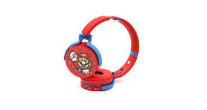 FONE DE OUVIDO BLUETOOTH INFANTIL HEADSET SUPER MARIO MA-1