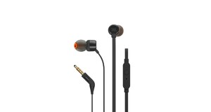 FONE DE OUVIDO INTRA AURICULAR JBL T110 PRETO ORIGINAL