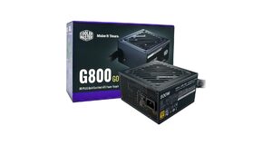 FONTE ATX 800W G800 COM CABO DE FORCA PFC ATIVO 80 PLUS GOLD PRETO COOLER MASTER