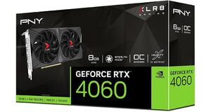 GPU NV RTX4060 8GB GDDR6 128BITS XLR8 DUAL FAN VERTO PNY VCG40608DFXPB1-O