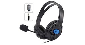 FONE PS4 GAMER C/ MICROFONE E FONE PLUG P2 3,5MM PS4 XBOX ONE PC