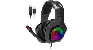 HEADSET GAMER FORTREK BLACK HAWK PT