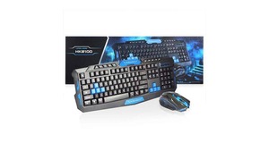 TECLADO E MOUSE GAMER WIRELESS HK8100 1000-1600 DPI SEM FIO