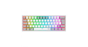 TTECLADO GAMER REDRAGON FIZZ K617CT-RGB SWITCH TRANSPARENTE LAYOUT 60