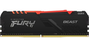 MEMÓRIA KINGSTON BEAST FURY RGB 8GB DDR4 3200 - KF432C16BBA/8