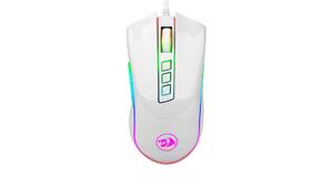 MOUSE GAMER COBRA RGB LUNAR WHITE M711