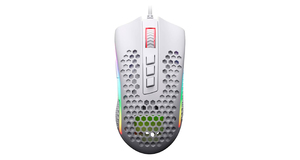 MOUSE GAMER REDRAGON STORM M808W RGB 12400 DPI USB - BRANCO