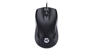 MOUSE ÓPTICO CORP 1000 DPI PRETO USB CABO 1.8M - CM100