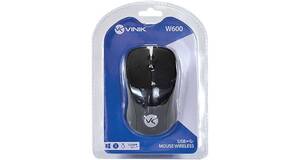 MOUSE WIRELESS W600 1200DPI PRETO VINIK