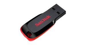 PEN DRIVE 128GB SANDISK CRUZER BLADE - PRETO