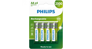 PILHA RECARREGAVEL AA 2500MAH C/4 R6B4RTU25/59